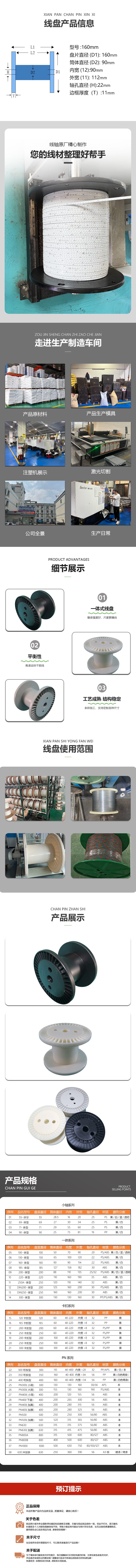 160 一体式塑料线盘 detail image