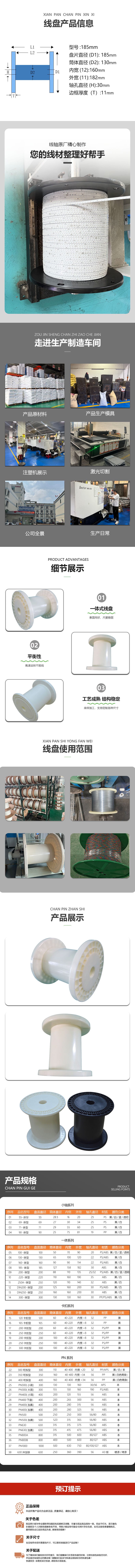 185 一体式塑料线盘 detail image