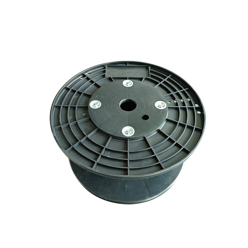 355 black plastic wire reel product image