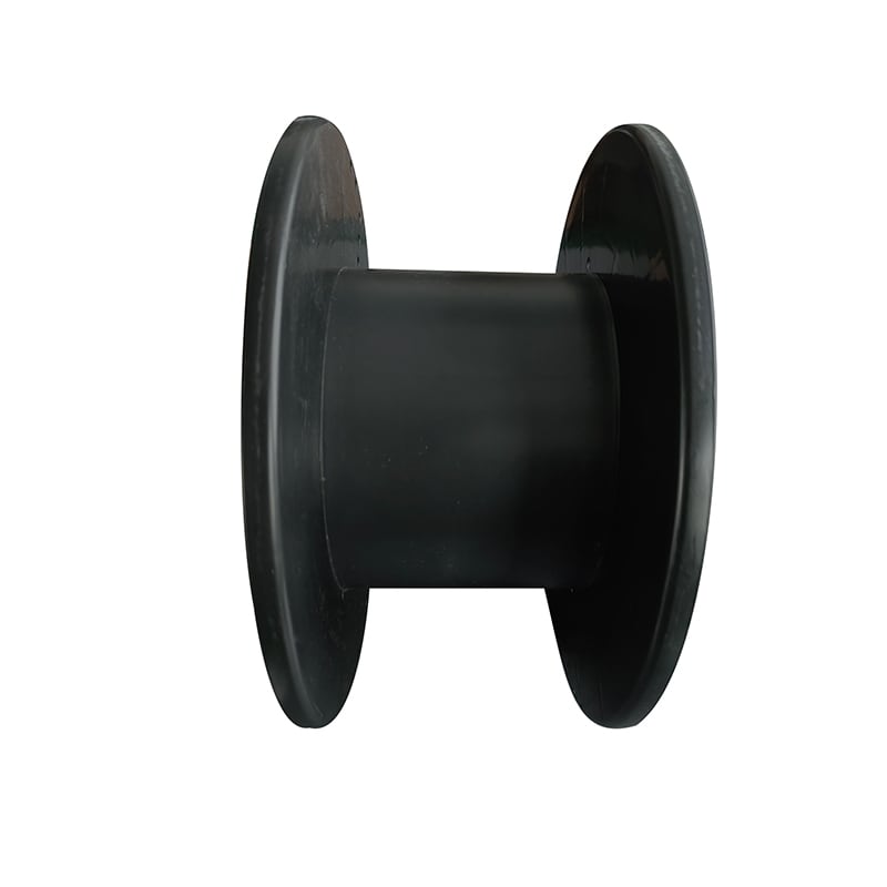 355 black plastic wire reel product image