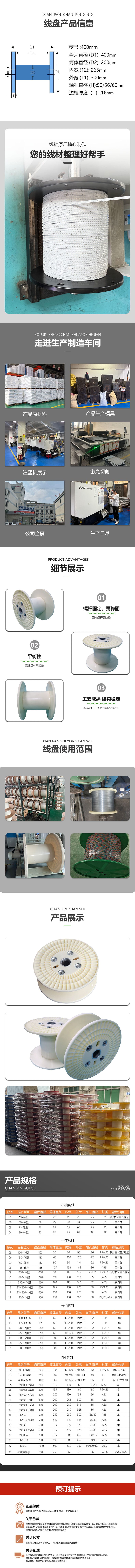 400 组合塑料线盘 detail image