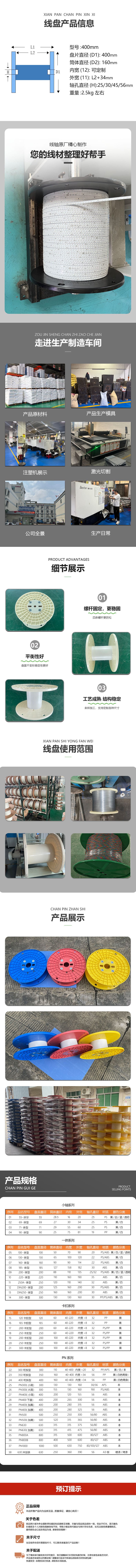 400 网状塑料线盘 detail image